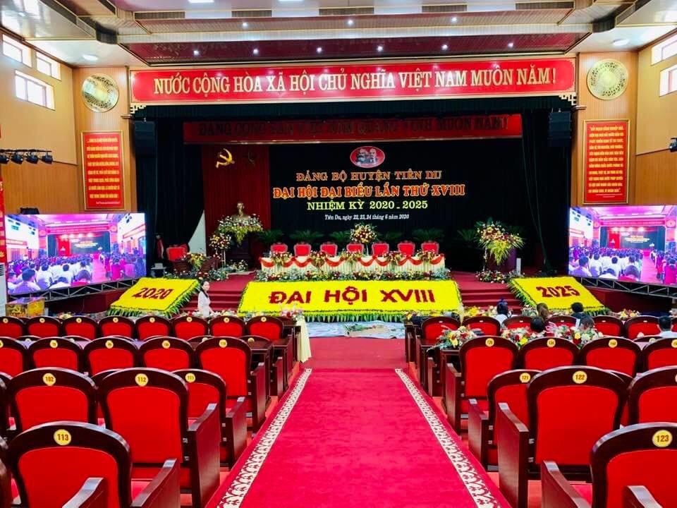 Hội trường vì ban nhân dân huyện Tiên Du tỉnh Bắc Ninh